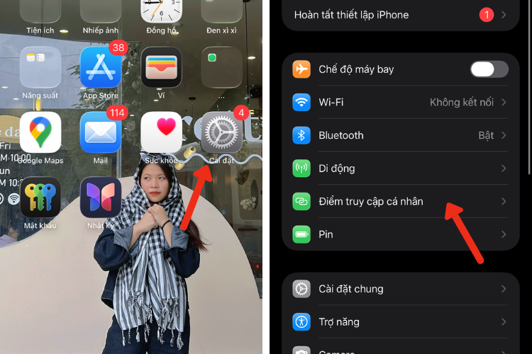 Biến iPhone Xs trở thành thiết bị phát Wi-Fi hình 2