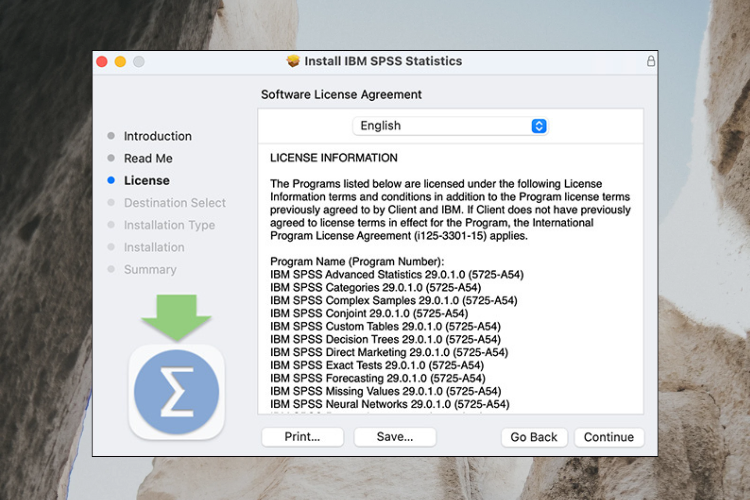 Hướng dẫn cách cài SPSS cho Macbook 9