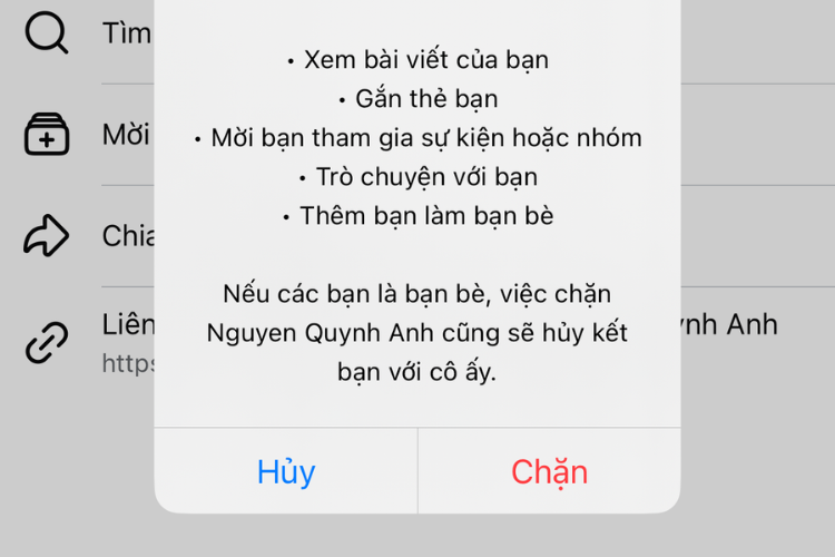 Cách chặn Facebook của người khác hình 3