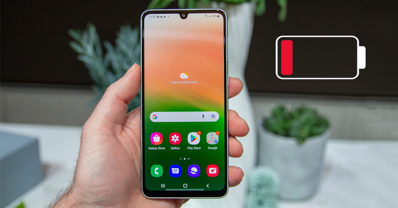 cách tiết kiệm pin cho điện thoại Samsung 1