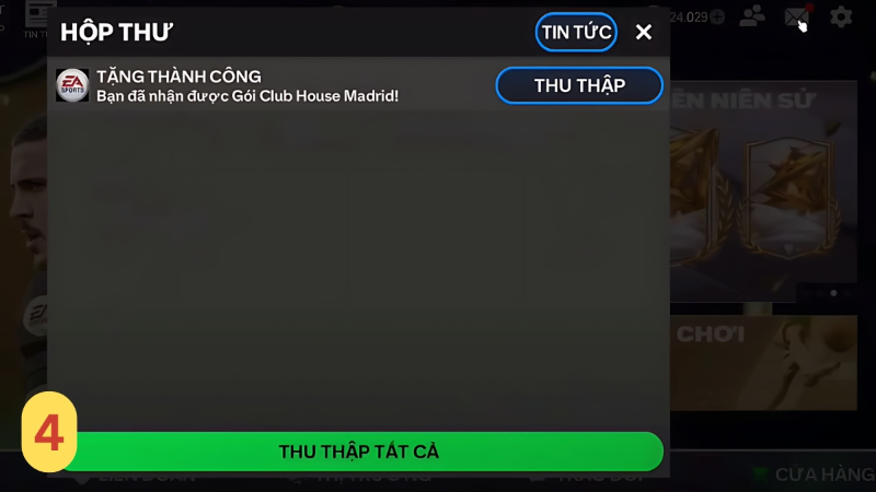 nhập code FC Mobile - hình 6