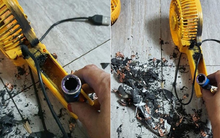 Hướng dẫn sạc quạt t&iacute;ch điện (H&igrave;nh 1)