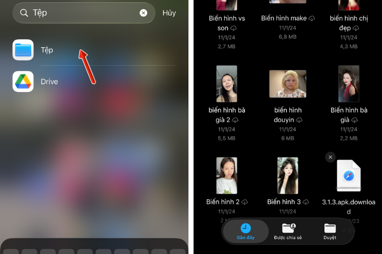 Sử dụng iCloud Drive trên iPhone hình 4
