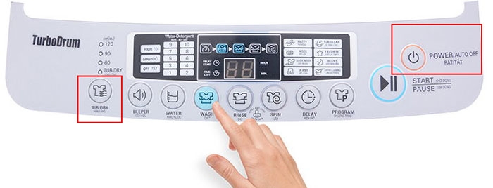 hướng dẫn sử dụng máy giặt lg cửa trên 6