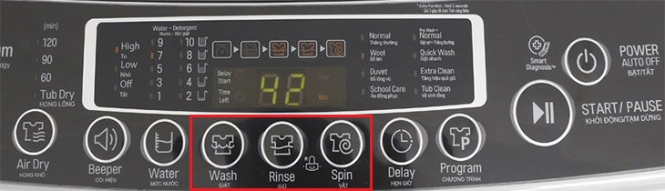 hướng dẫn sử dụng máy giặt lg cửa trên 7