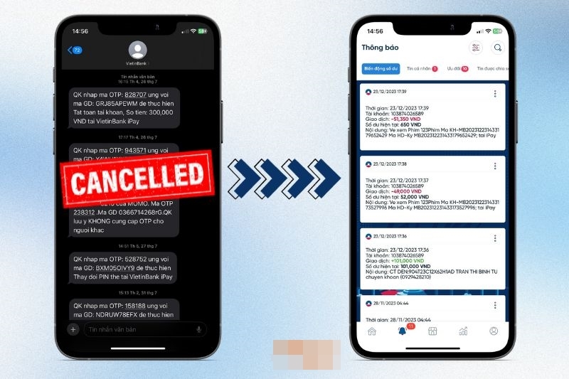 hủy sms banking vietinbank (hình 5)