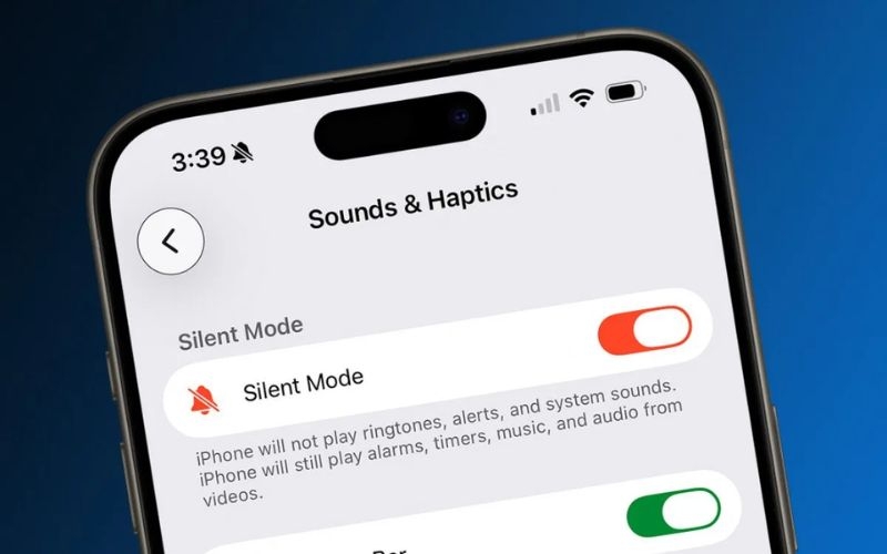 Chế độ Im lặng của iPhone