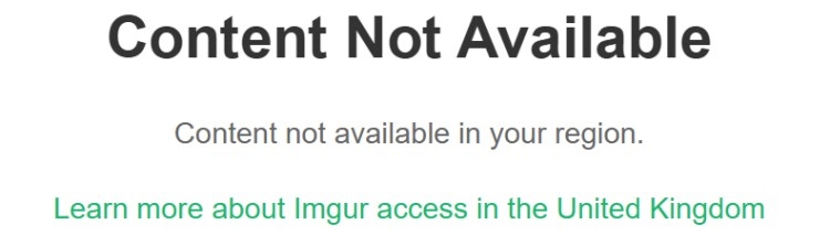 Imgur chặn người dùng tại Anh sau cảnh báo từ cơ quan dữ liệu