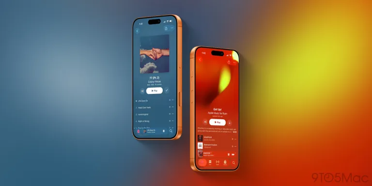Giao diện album và playlist mới