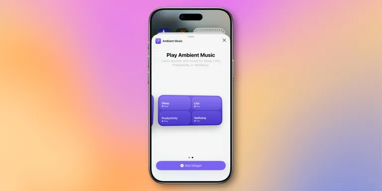Widget Ambient Music