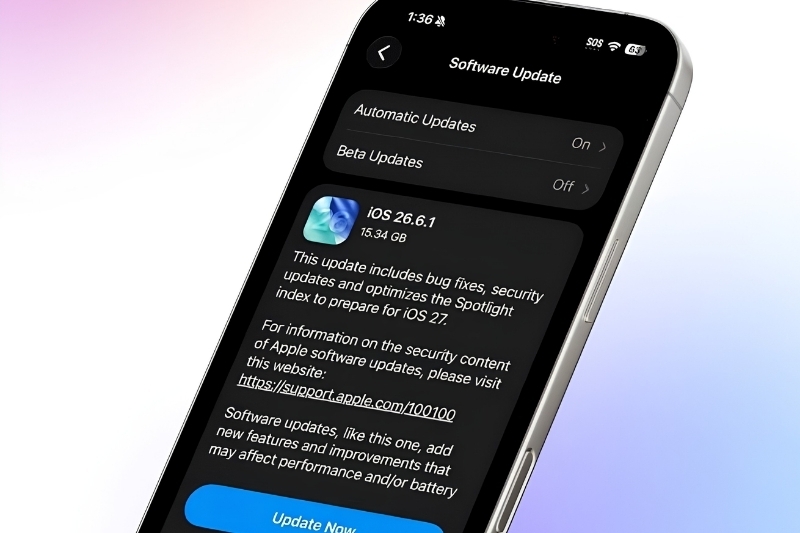 iOS 26.6.1 có hao pin không 3