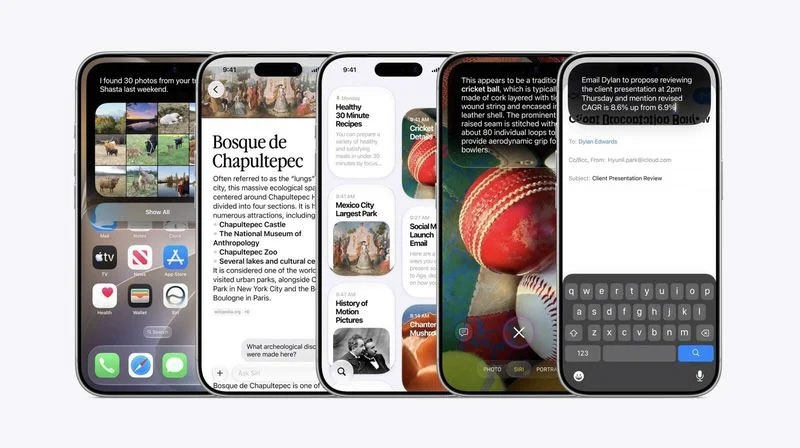 Siri AI trên iOS 27 được nâng cấp khả năng hiểu ngữ cảnh, nhận biết nội dung trên màn hình và xử lý các yêu cầu phức tạp hơn.