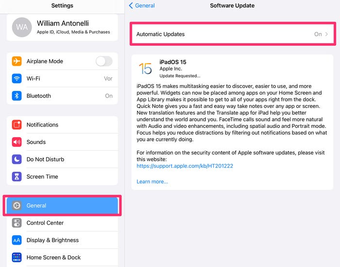 Automatic Updates