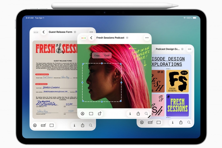iPadOS 26 ra mắt với đa nhiệm kiểu macOS, menu bar và giao diện Liquid Glass - hình 3