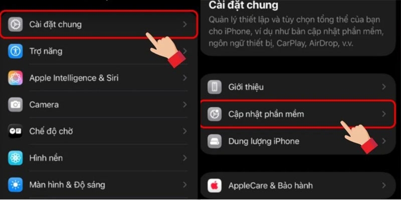 Cách lên iOS 26.4 trên iPhone 12 Pro Max đơn giản bước 2