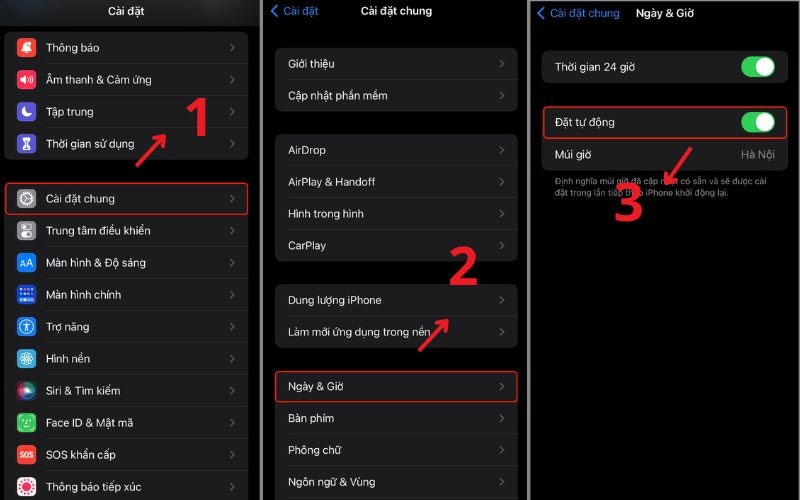 iPhone bị lỗi thiết lập ngày tháng hình 5
