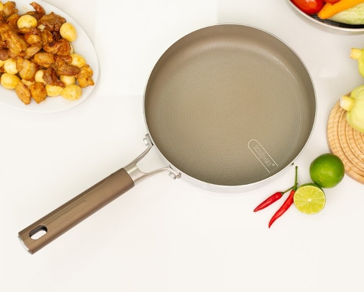Chảo Inox 304 liền khối chống dính Kalpen Dauer TD28 - hình 3