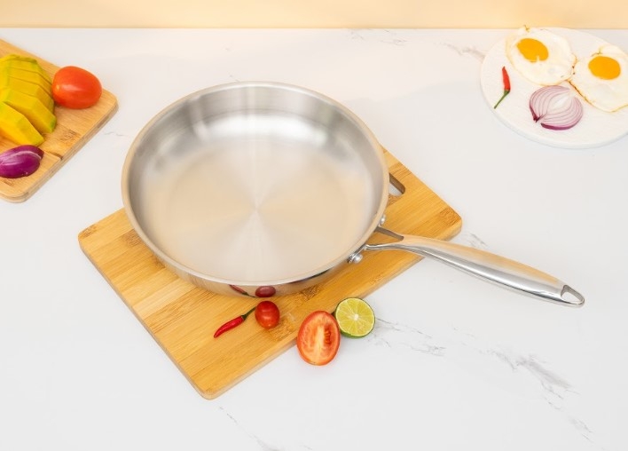 Chảo inox 304 liền khối Kalpen Schritt SC20 - hình 4