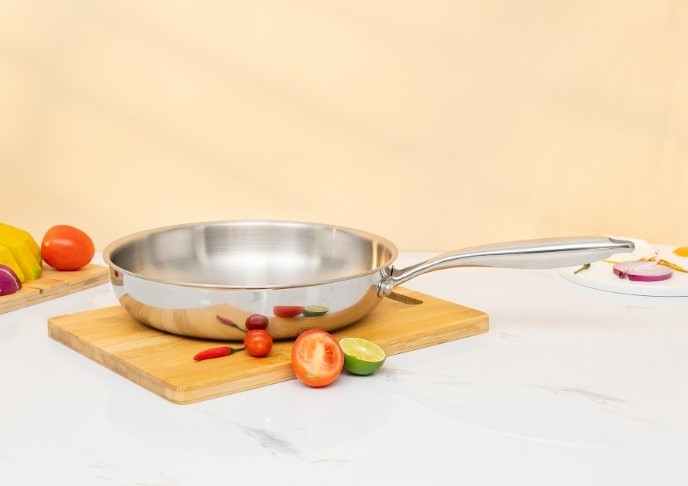 Chảo inox 304 liền khối Kalpen Schritt SC28 - hình 2