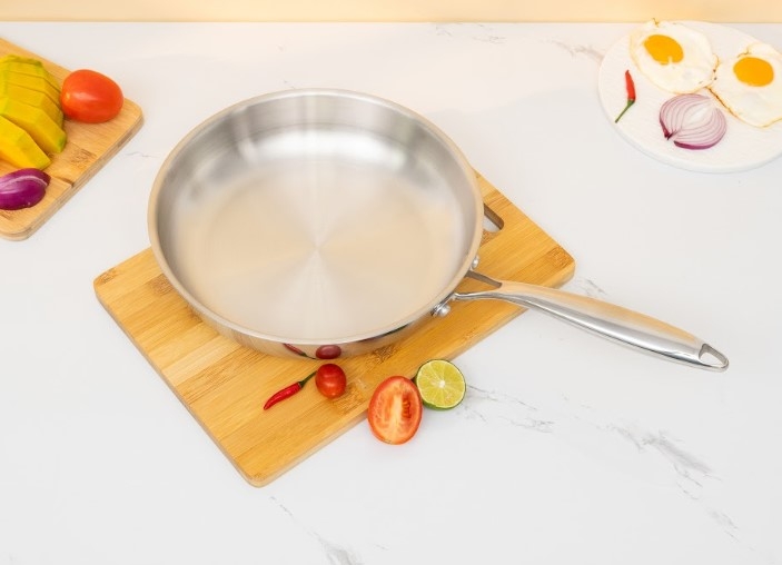 Chảo inox 304 liền khối Kalpen Schritt SC28 - hình 4