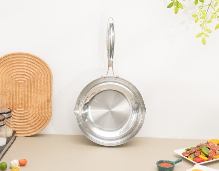 Chảo Inox 304 liền khối sâu lòng Kalpen Zenger KP28 - hình 1