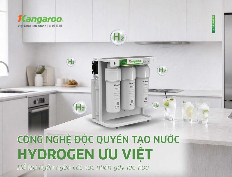 Máy lọc nước RO Hydrogen Kangaroo KG11K11H1 11 lõi - hình 4
