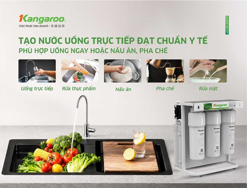 Máy lọc nước RO Hydrogen Kangaroo KG11K11H1 11 lõi - hình 6