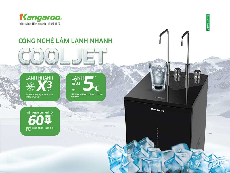 Máy lọc nước nóng lạnh RO Hydrogen Kangaroo KG11S28H3 11 lõi - hình 2