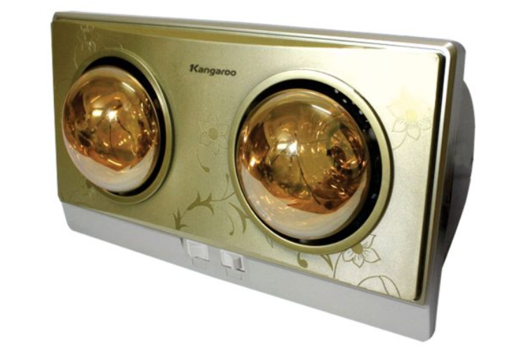 Đèn sưởi nhà tắm 2 bóng Kangaroo KGWH02T - hình 1