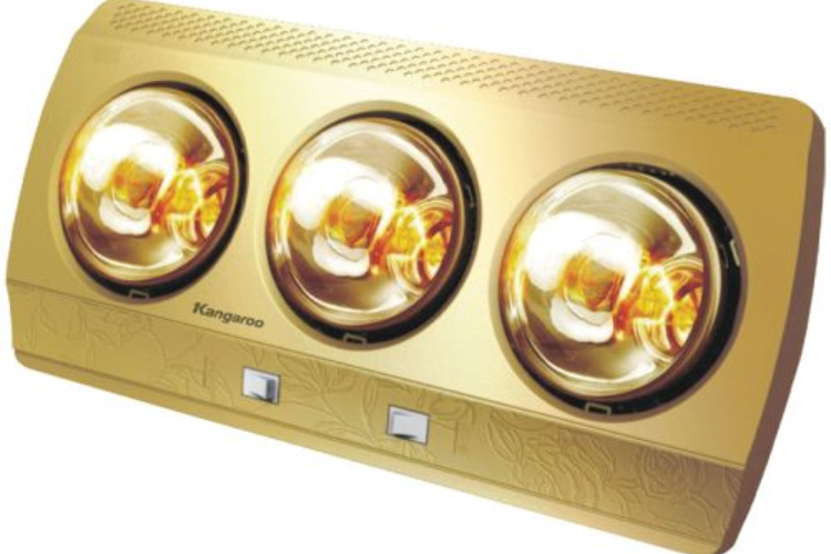 Đèn sưởi nhà tắm 3 bóng Kangaroo KGWH03T - hình 1