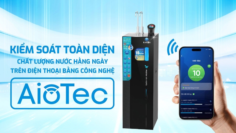 Máy lọc nước nóng lạnh RO Hydro-ion kiềm Karofi KAE-S86 - hình 10