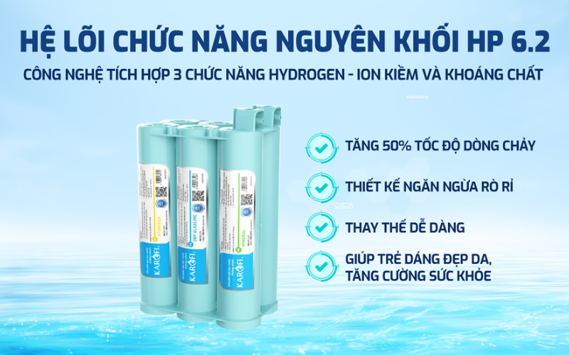 Máy lọc nước RO Hydrogen Karofi KAQ-U95 Pro - hình 8