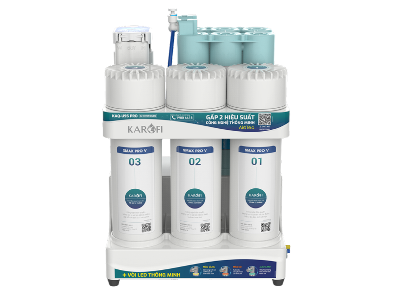 Máy lọc nước RO Hydrogen Karofi KAQ-U95 Pro - hình 10