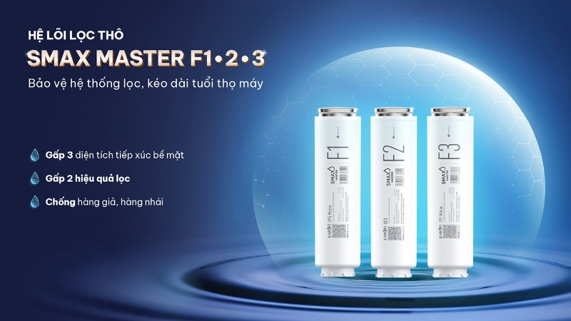 Máy lọc nước nóng lạnh RO Hydrogen Karofi PLATINUM S66 12 lõi - hình 3