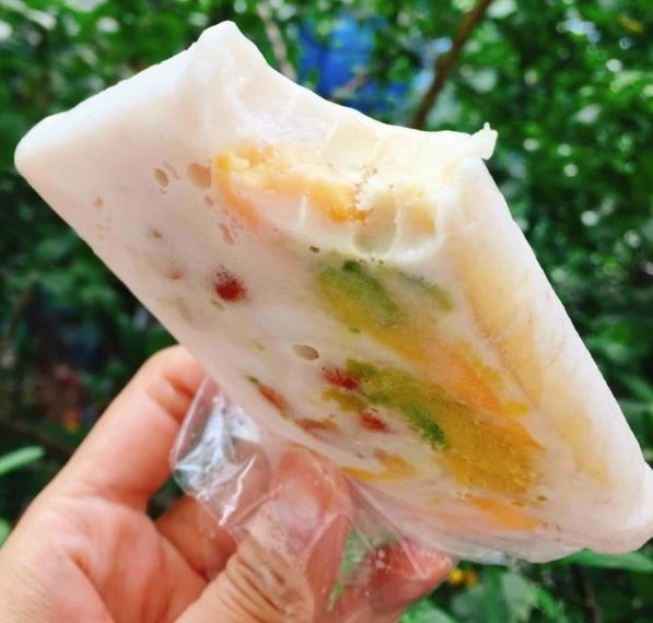 kem chuối trái cây 2