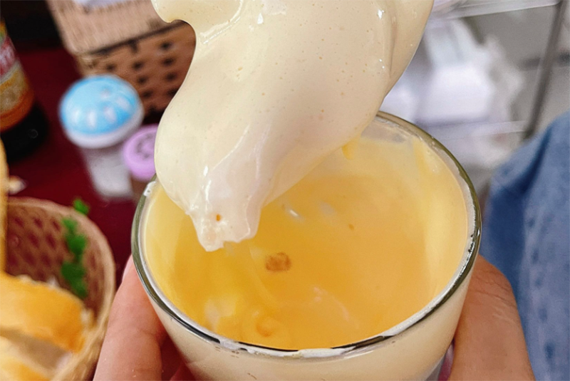 kem trứng chấm bánh mì (hình 4)