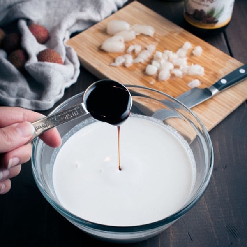 Kem vải sữa dừa 4