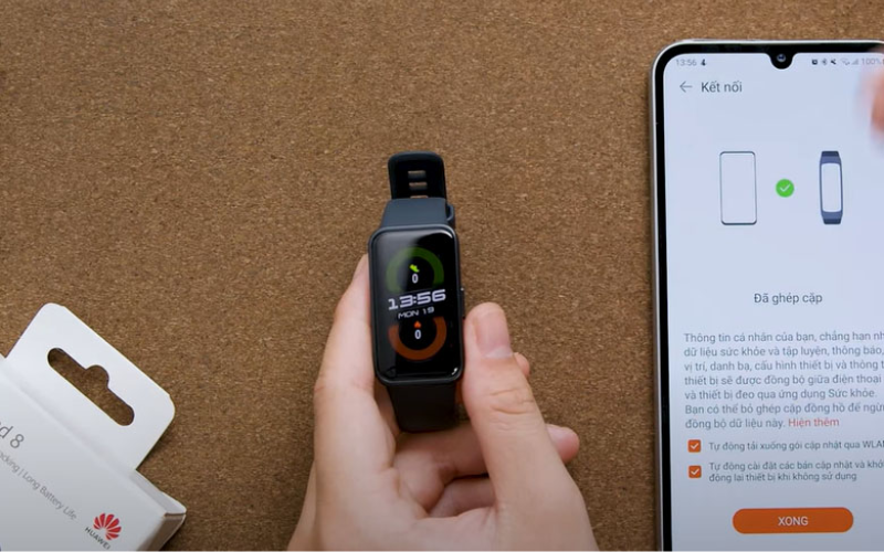 Hoàn tất kết nối android