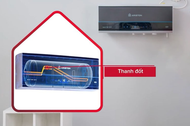 B&igrave;nh n&oacute;ng lạnh Ariston SLIM3 - h&igrave;nh 2