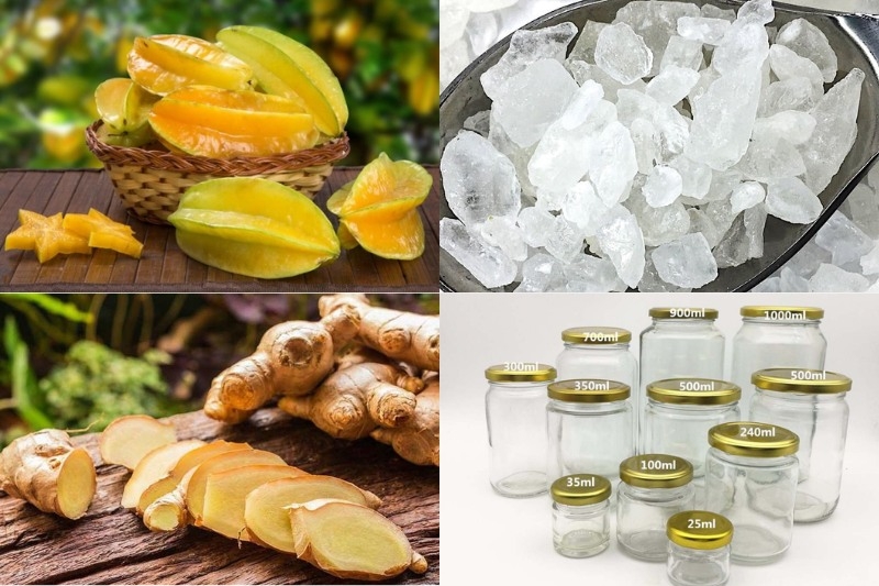 khế ngâm đường phèn 2