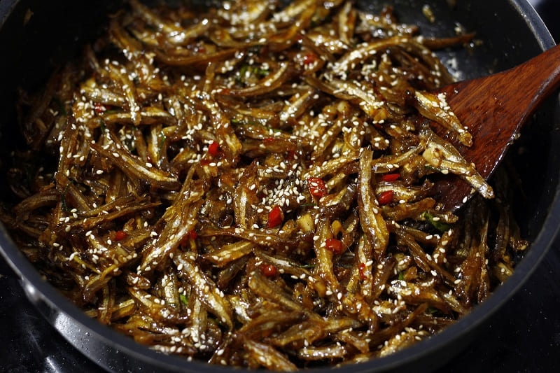 Khô cá cơm rim tỏi ớt ảnh 6