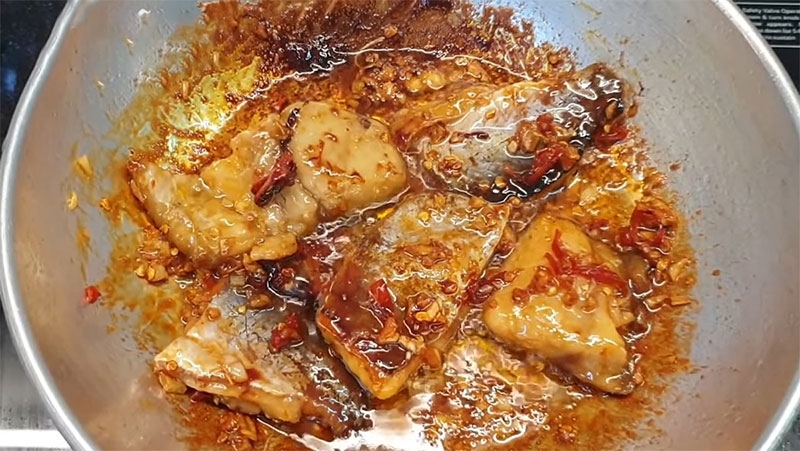 Khô cá tra chiên giấm đường hình 5