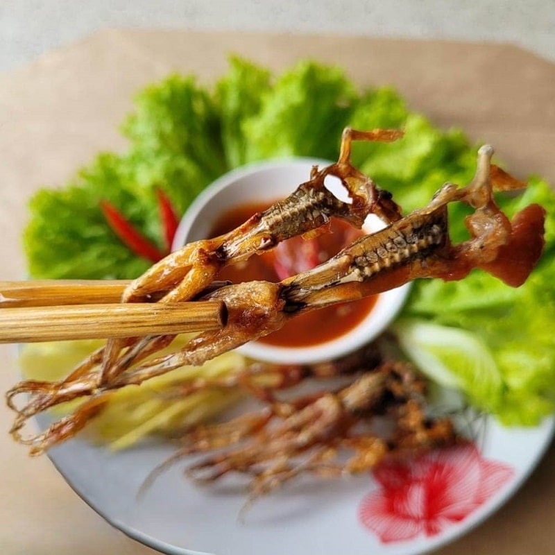 Chế biến khô nhái Chế biến khô nhái