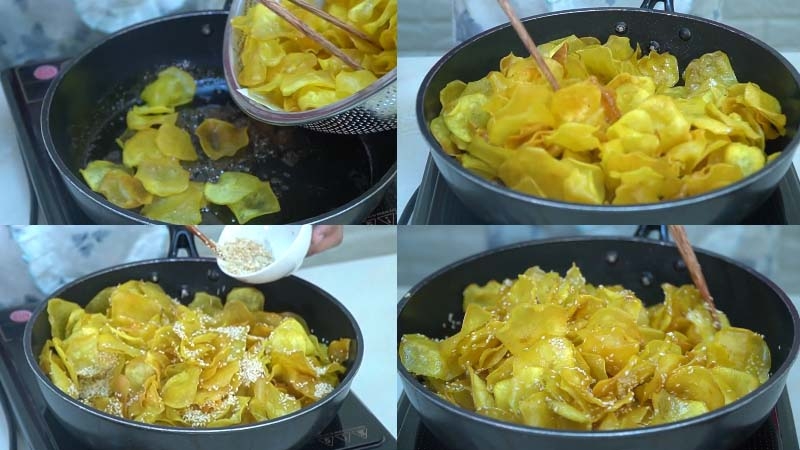 khoai lang lắc mật ong 3