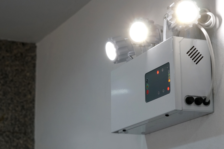 Khoảng cách lắp đèn chiếu sáng sự cố theo tiêu chuẩn Quốc gia TCVN 13456:2022