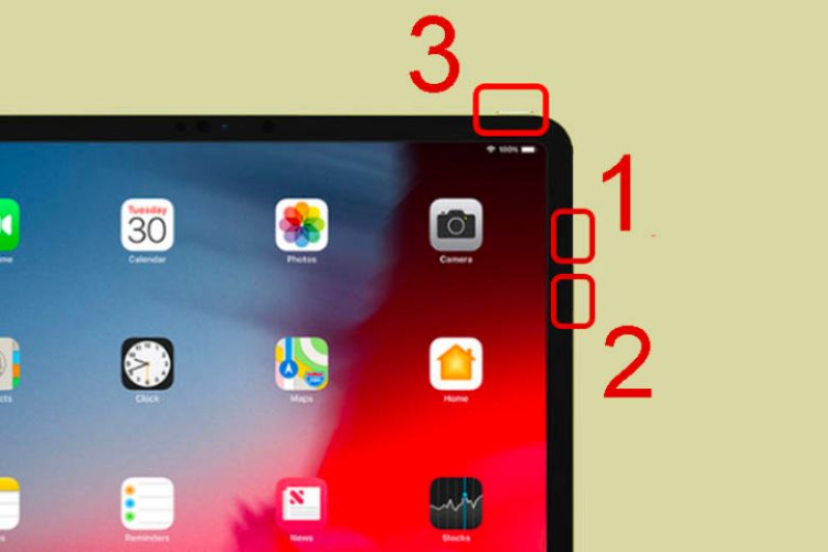 Khởi động lại iPad hình 3