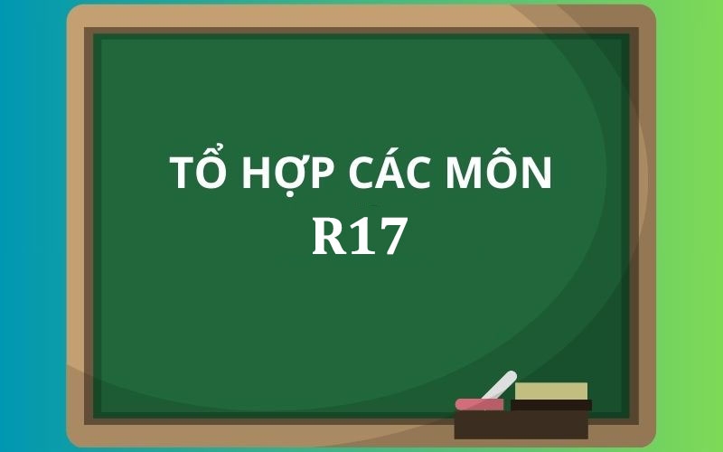 Khối R17 gồm những môn nào? Ngành nào hình 1