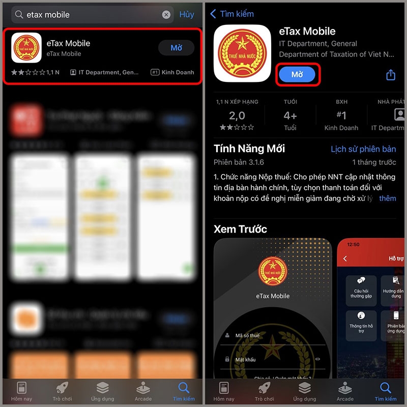 Không đăng nhập được eTax Mobile hình 6