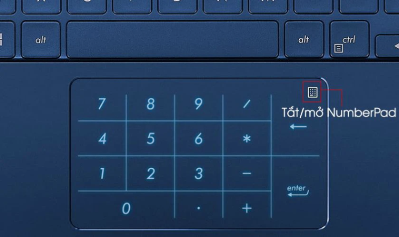 Không đánh được số trên bàn phím laptop Asus - hình 7