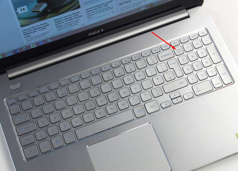 không đánh được số trên bàn phím laptop Dell - hình 5